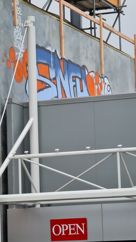 Graffiti, a report photo