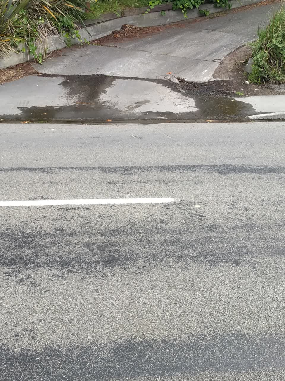 The photograph attached to this water leak report
