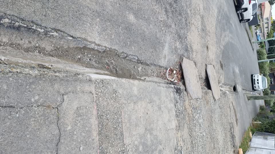 The photograph attached to this wastewater/stormwater report