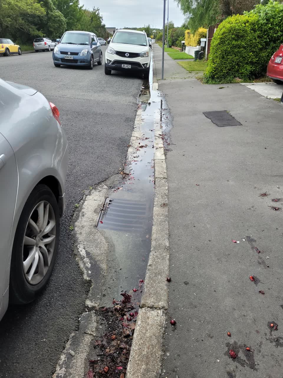 The photograph attached to this wastewater/stormwater report