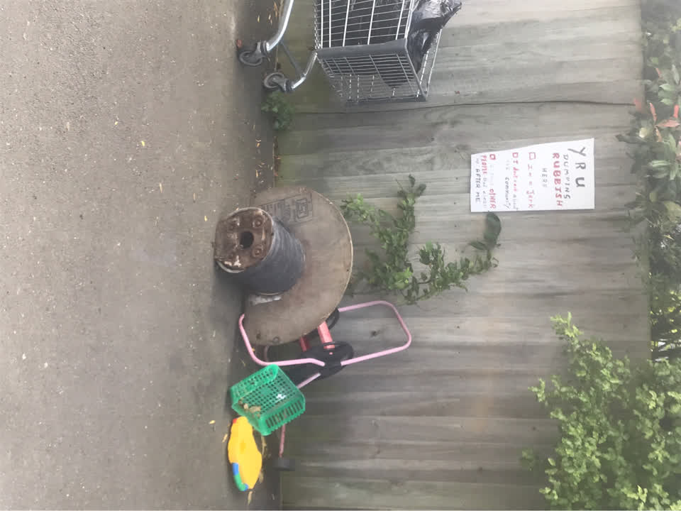 The photograph attached to this rubbish/recycling report