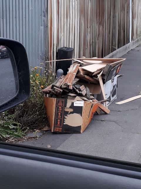 Rubbish/Recycling, a report photo