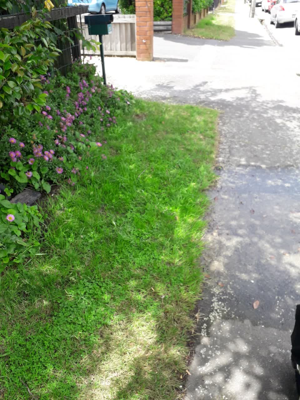 The photograph attached to this water leak report