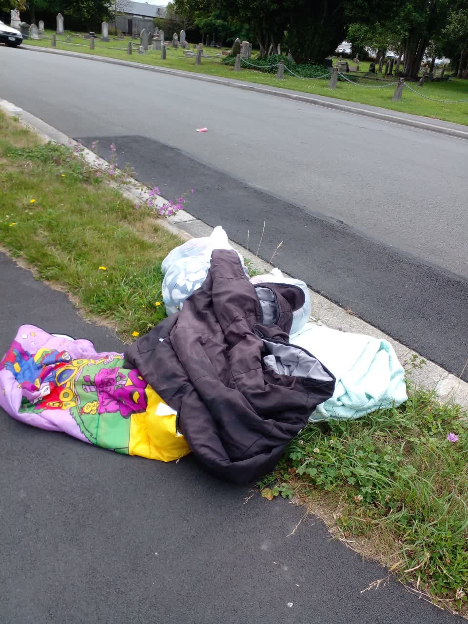 The photograph attached to this rubbish/recycling report