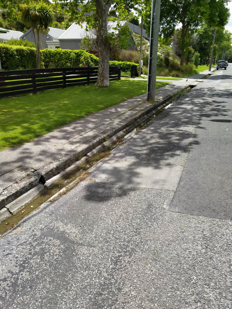 The photograph attached to this water leak report