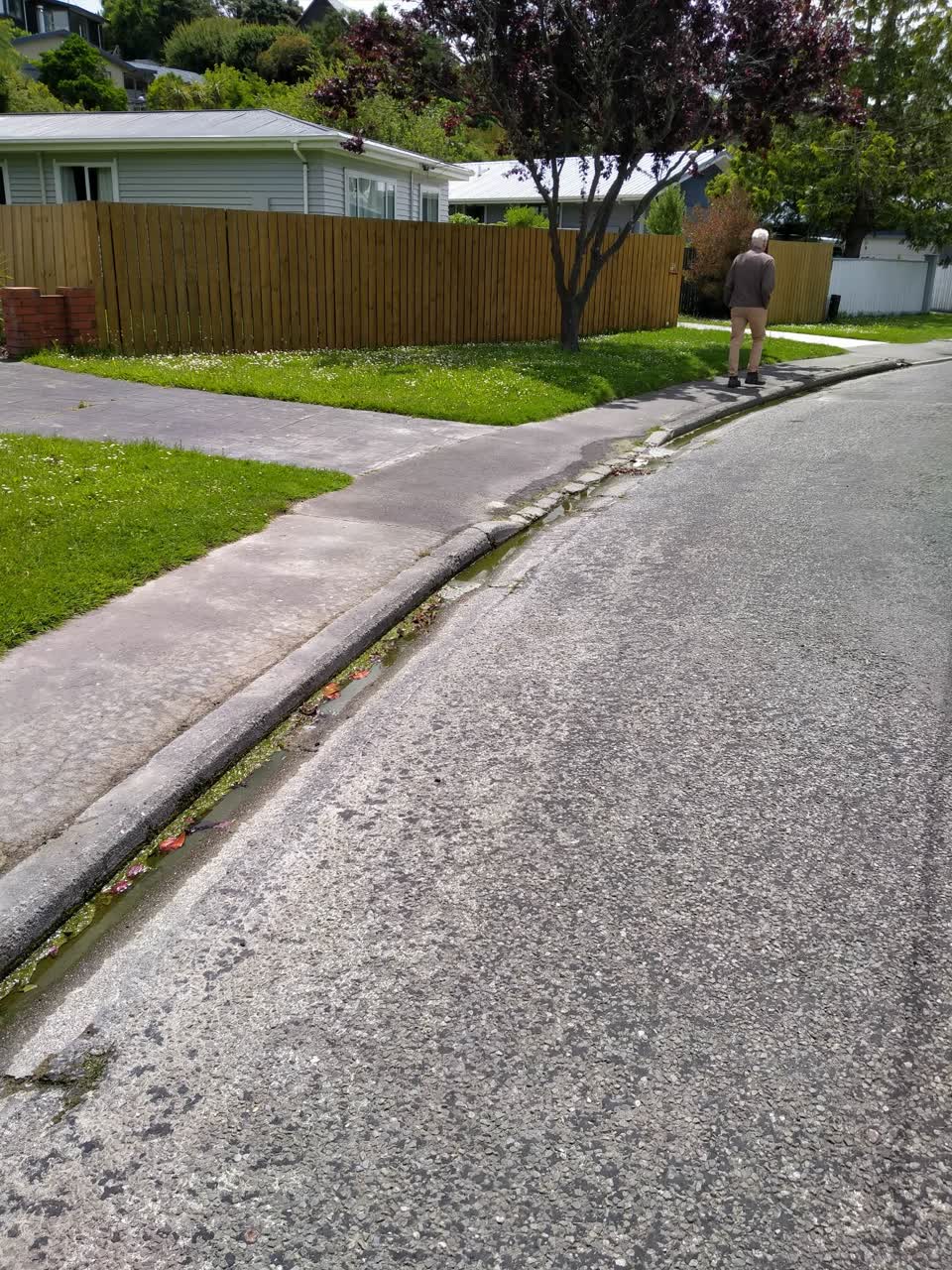 The photograph attached to this water leak report