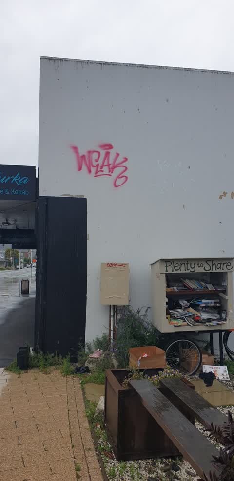 Graffiti, a report photo