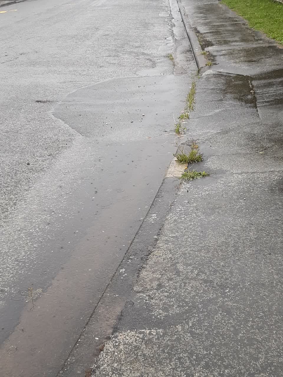 The photograph attached to this flooding report
