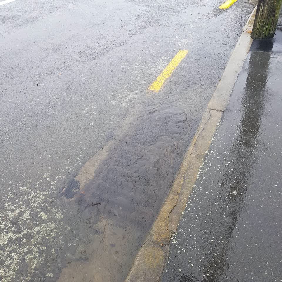 The photograph attached to this wastewater/stormwater report