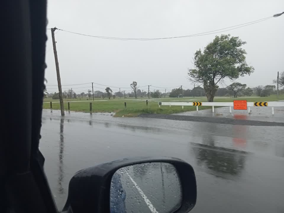 The photograph attached to this flooding report