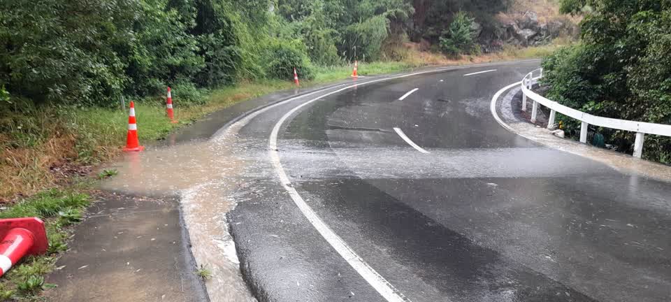 The photograph attached to this flooding report