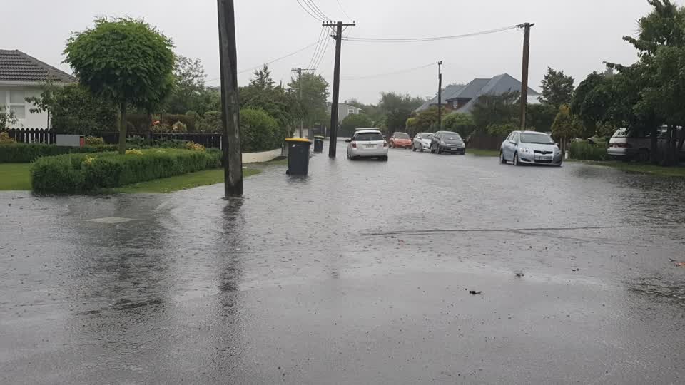 The photograph attached to this flooding report