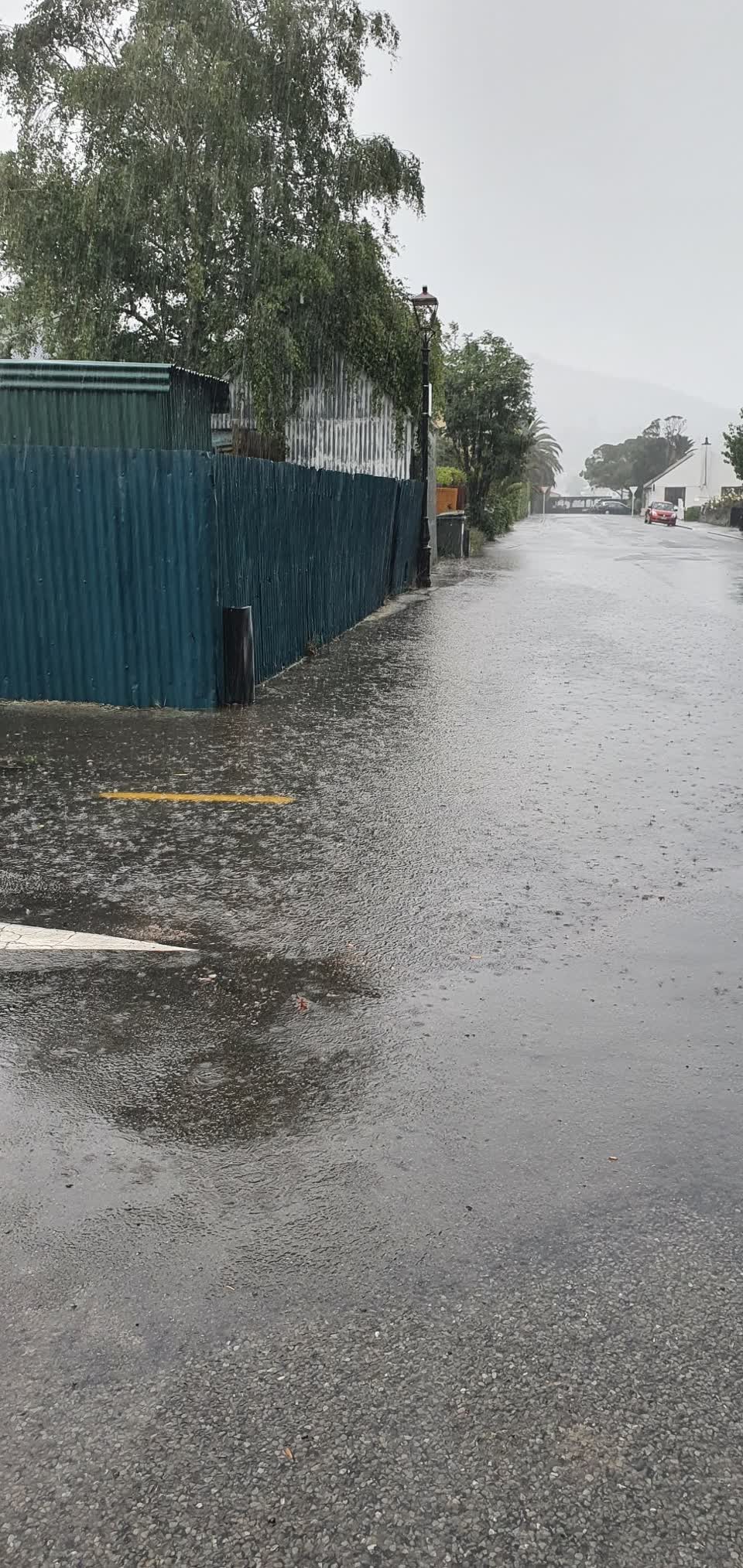 The photograph attached to this flooding report