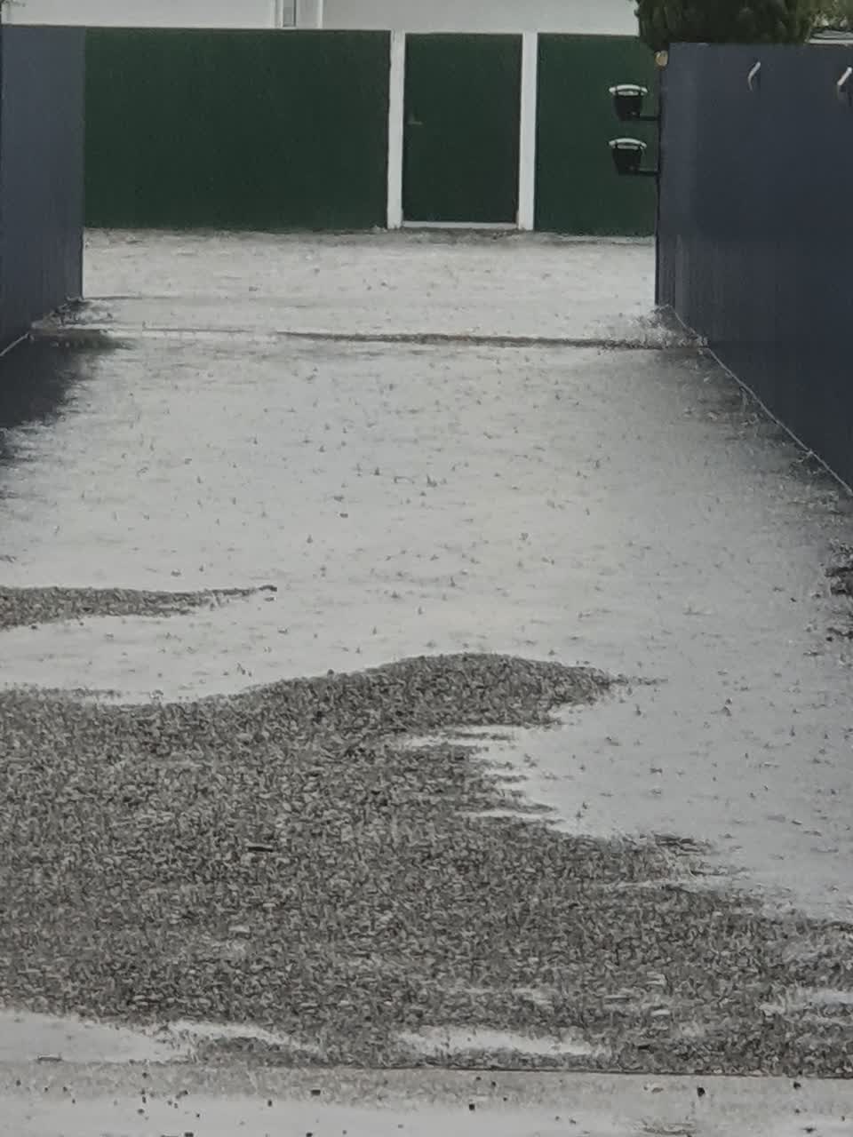 The photograph attached to this flooding report