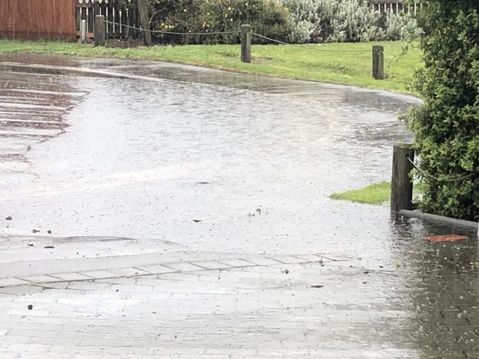 The photograph attached to this wastewater/stormwater report