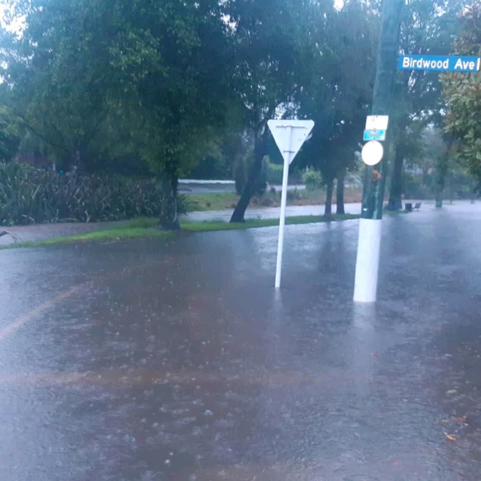 The photograph attached to this flooding report