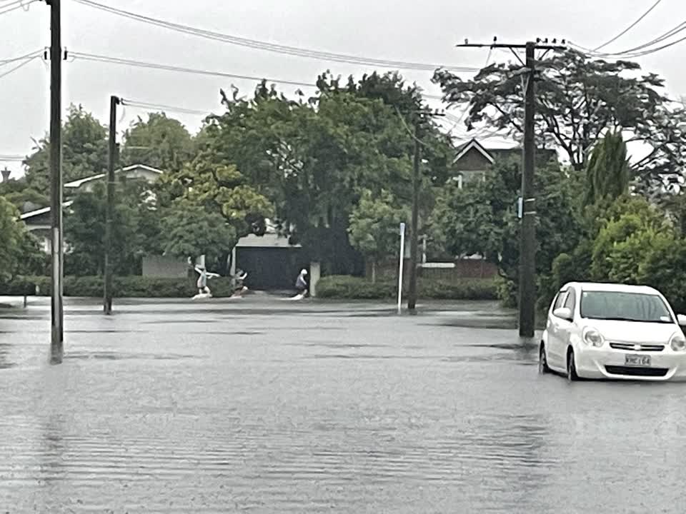The photograph attached to this flooding report