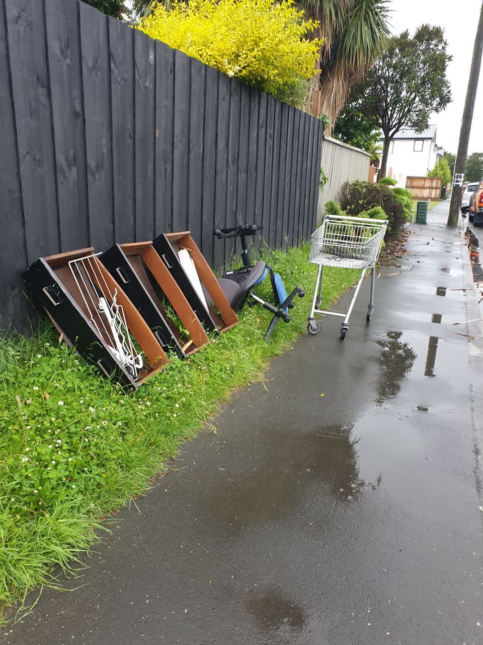 The photograph attached to this rubbish/recycling report