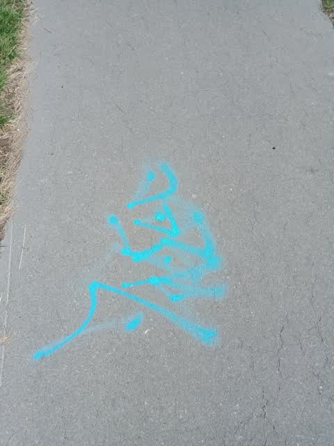 Graffiti, a report photo