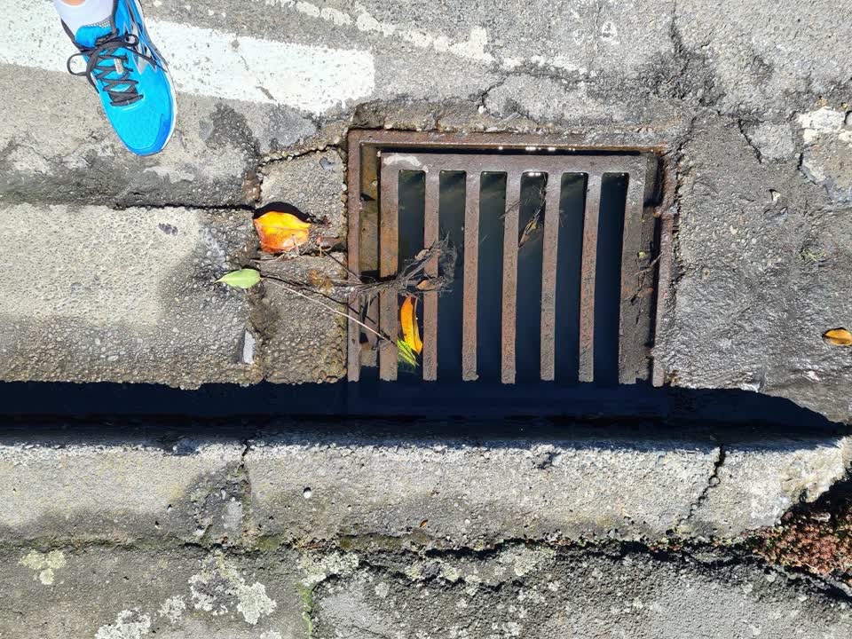 The photograph attached to this wastewater/stormwater report
