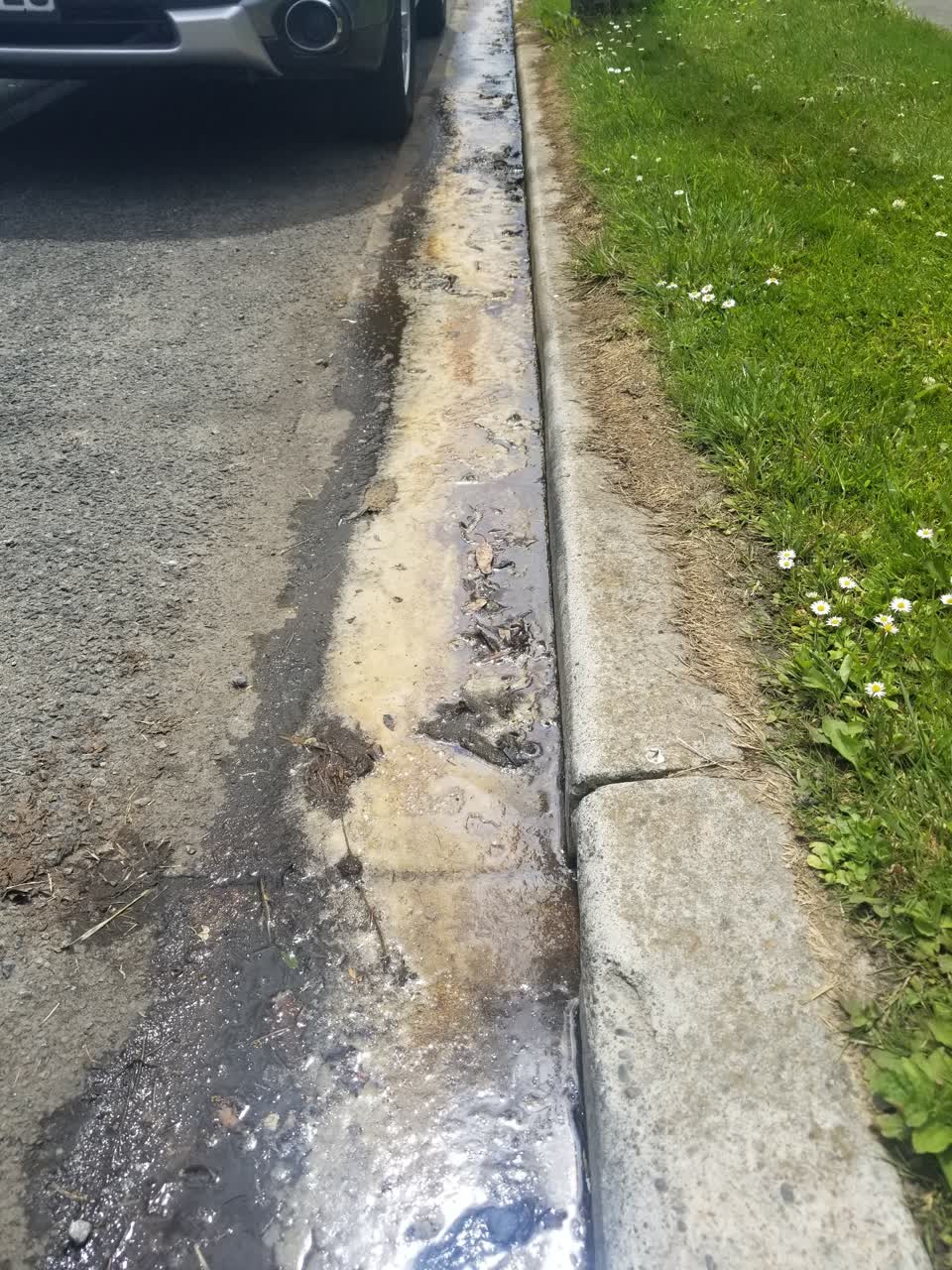 The photograph attached to this wastewater/stormwater report