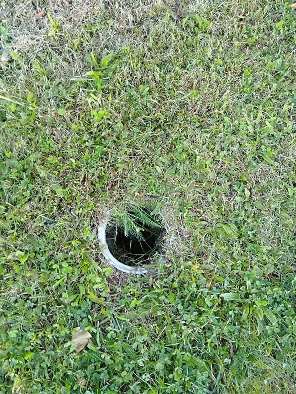 The photograph attached to this wastewater/stormwater report