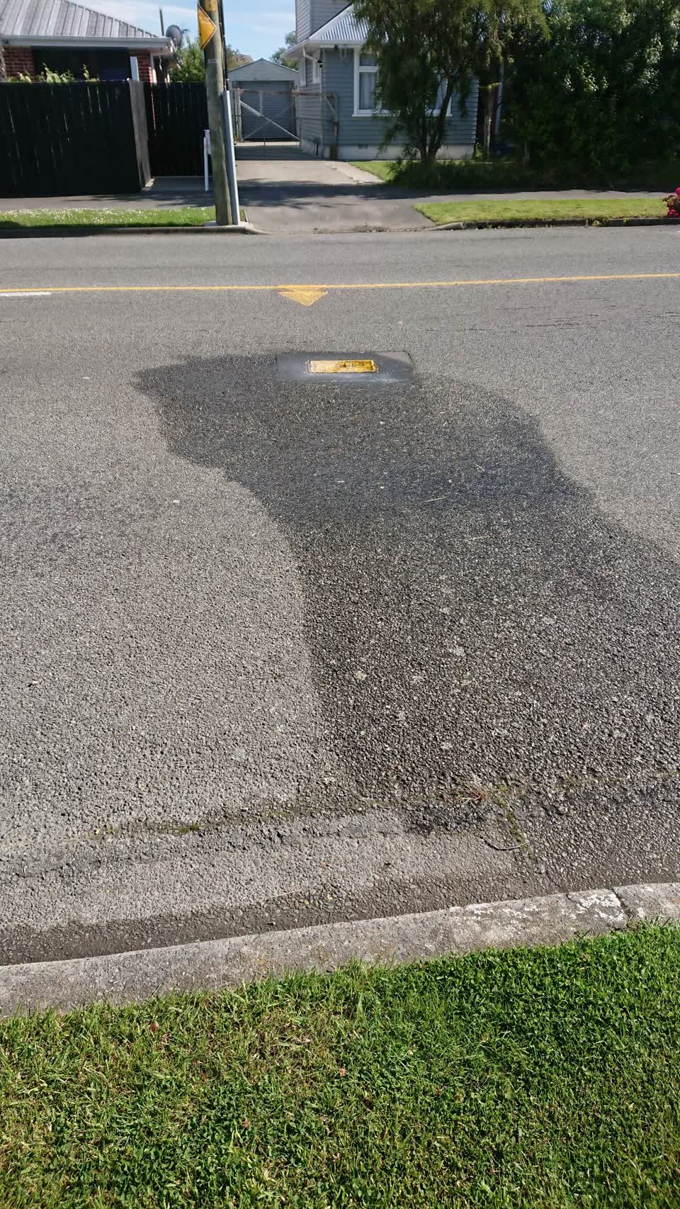 The photograph attached to this water leak report