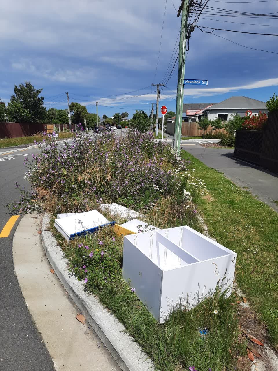 The photograph attached to this rubbish/recycling report