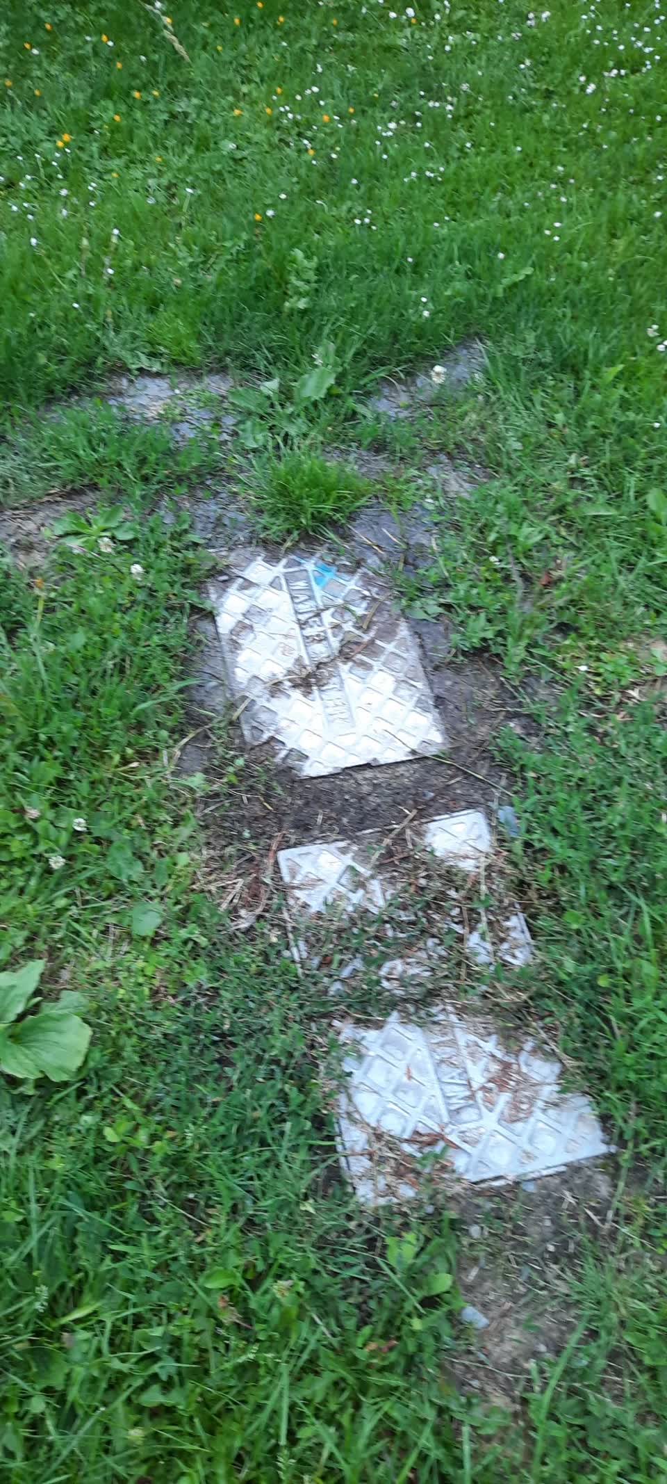 The photograph attached to this water leak report