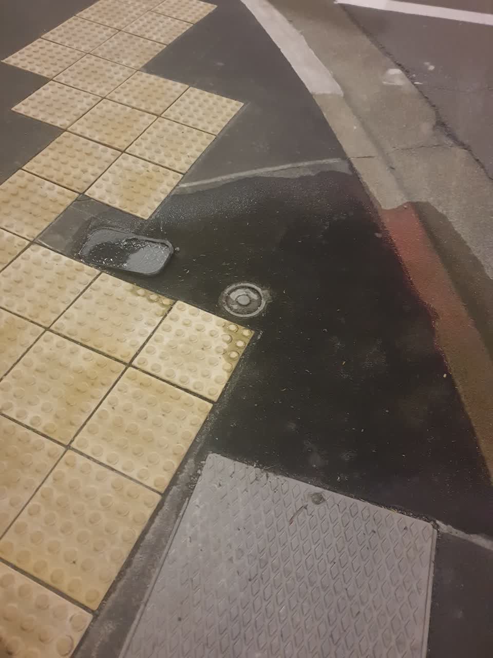 The photograph attached to this water leak report