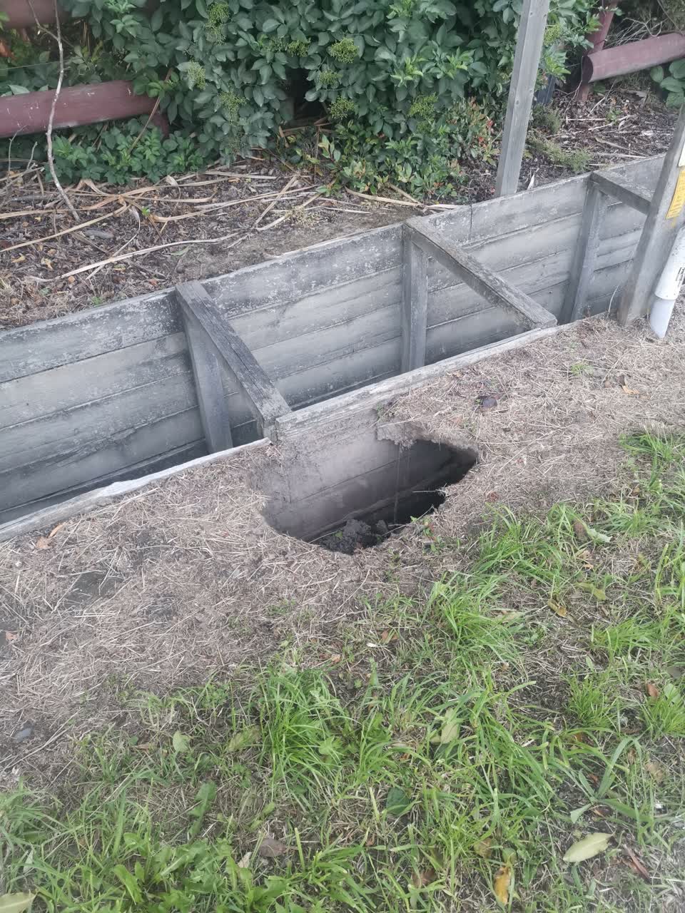 The photograph attached to this wastewater/stormwater report