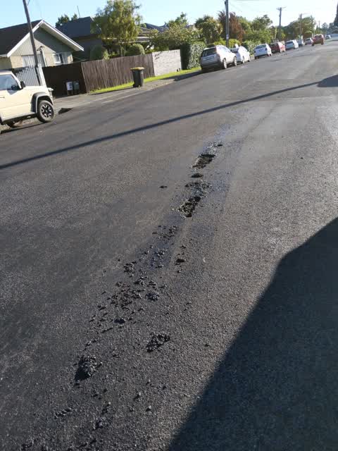 Roading/Streets, a report photo