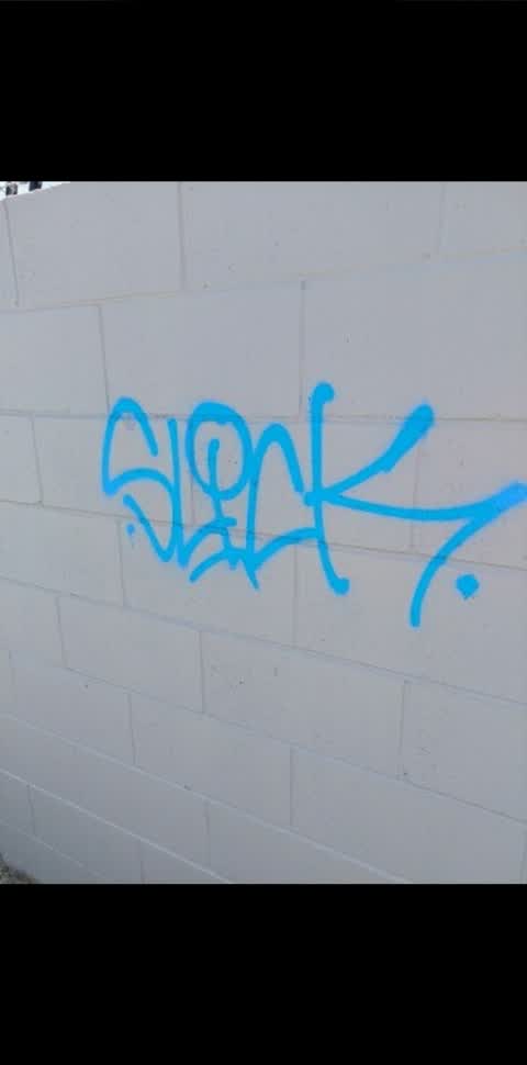 Graffiti, a report photo