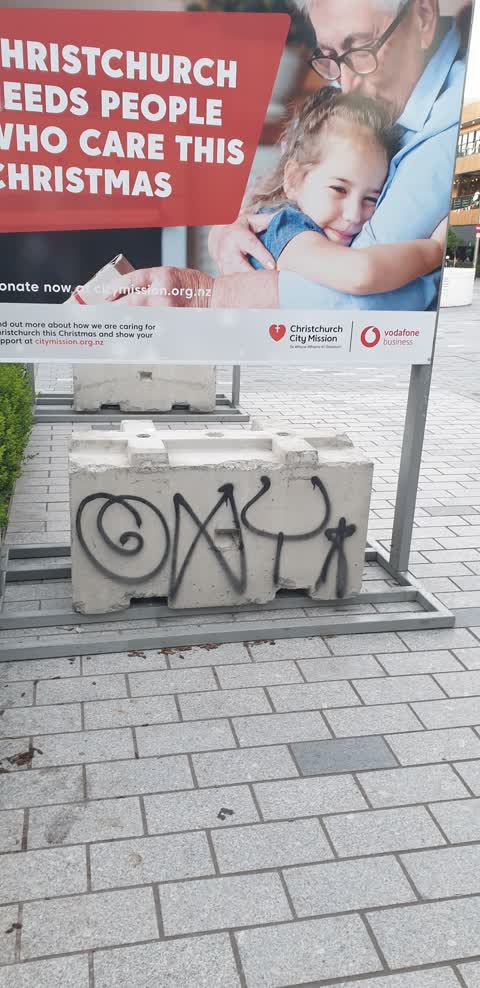 Graffiti, a report photo