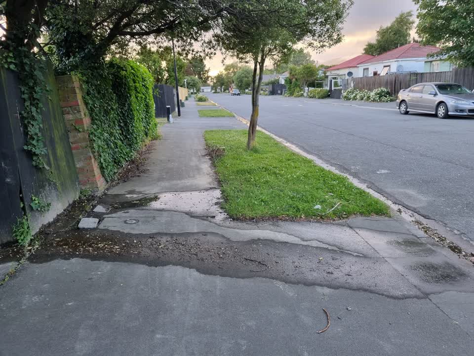 The photograph attached to this water leak report