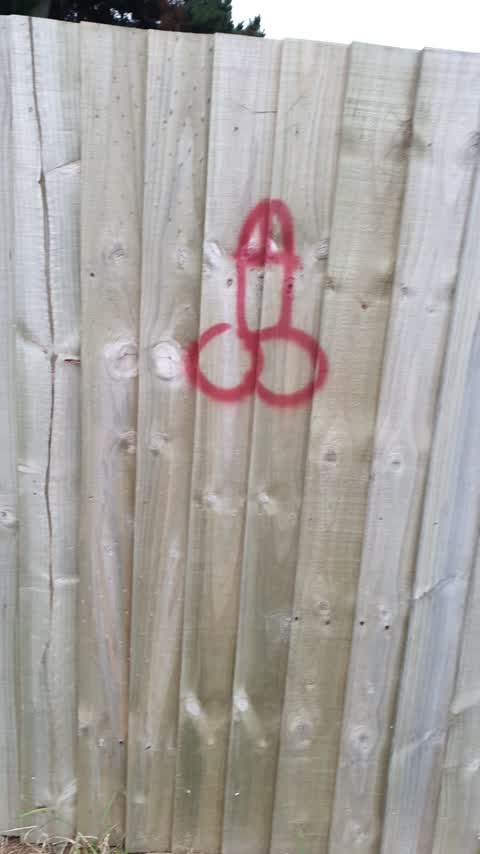 Graffiti, a report photo