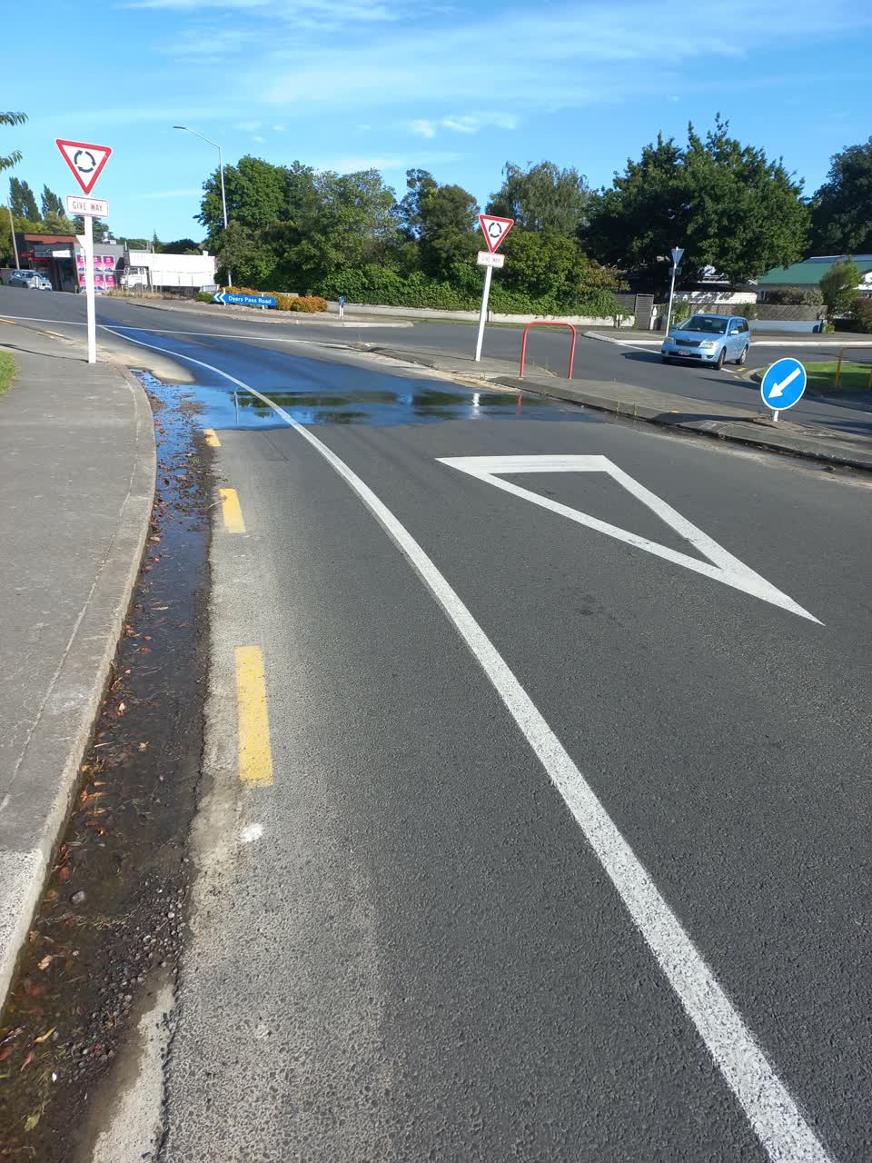The photograph attached to this wastewater/stormwater report