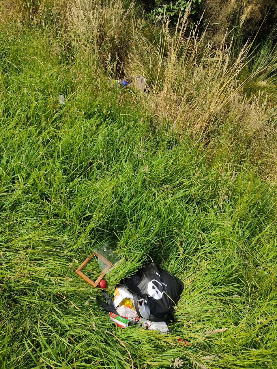 The photograph attached to this rubbish/recycling report