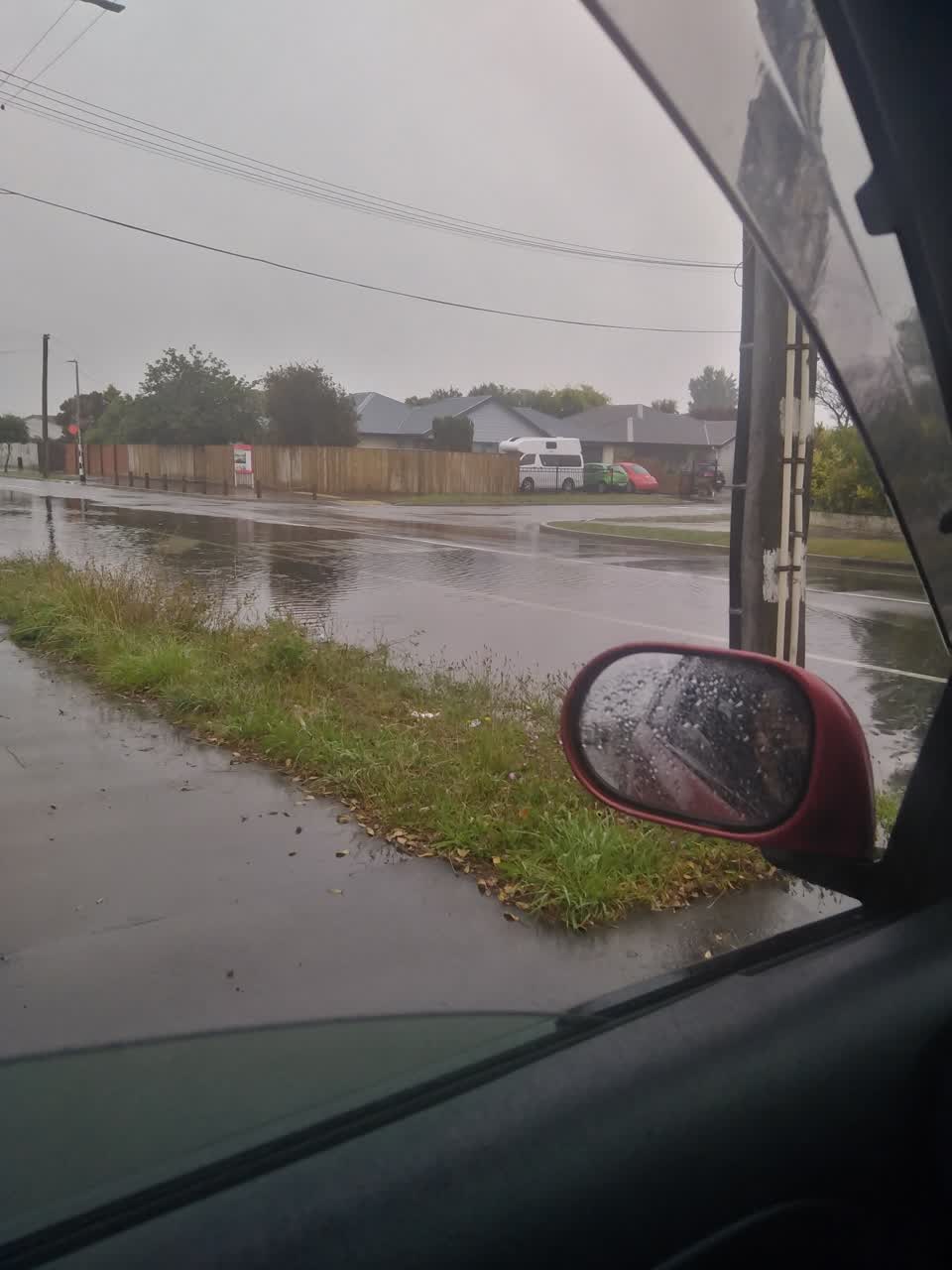 The photograph attached to this flooding report