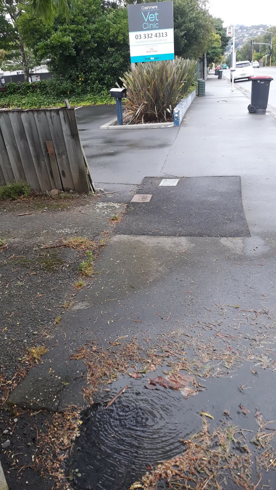 The photograph attached to this water supply report