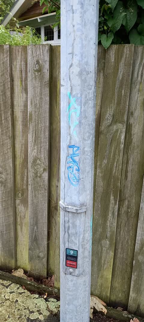 Graffiti, a report photo