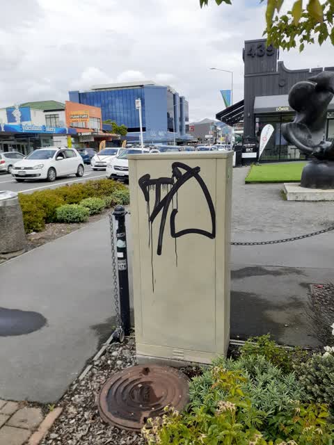 Graffiti, a report photo