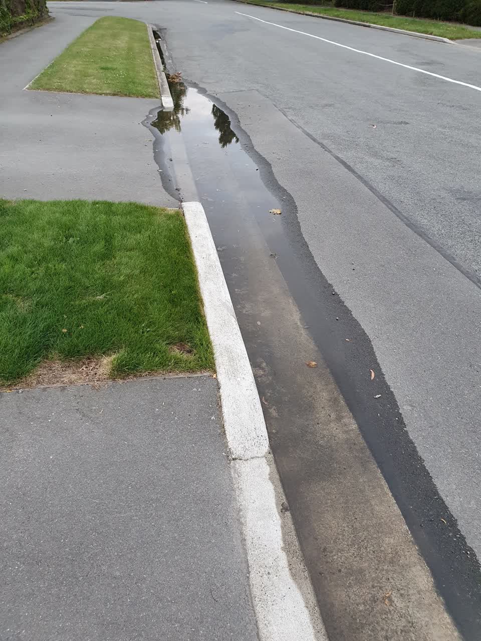 The photograph attached to this wastewater/stormwater report