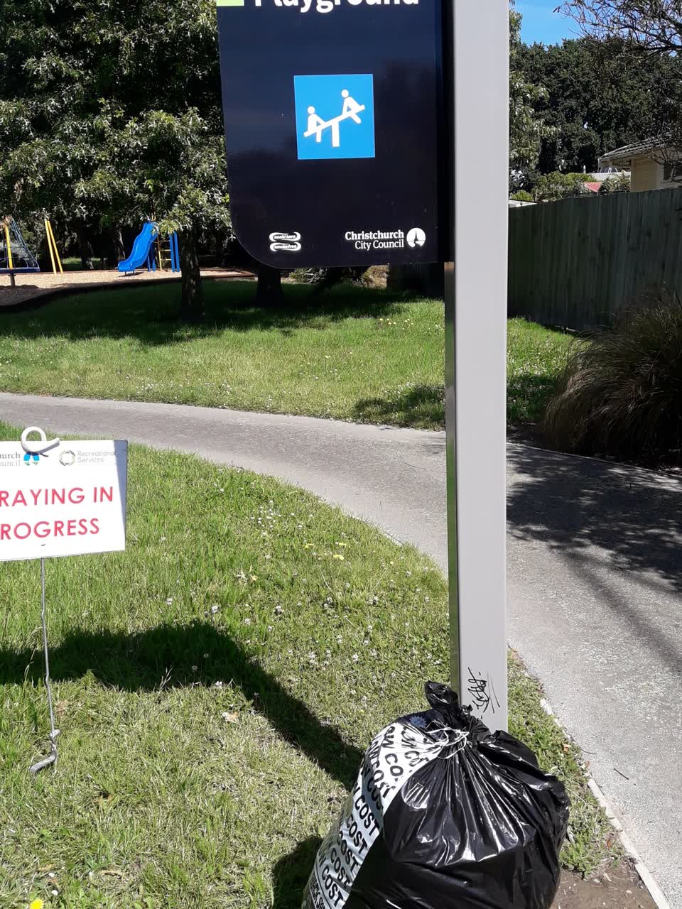 The photograph attached to this parks report
