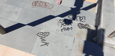 Graffiti, a report photo