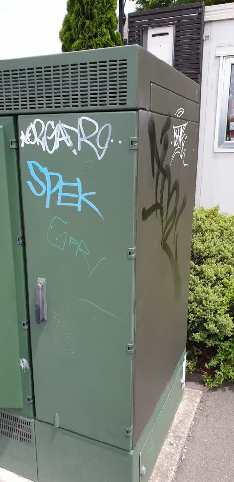 Graffiti, a report photo