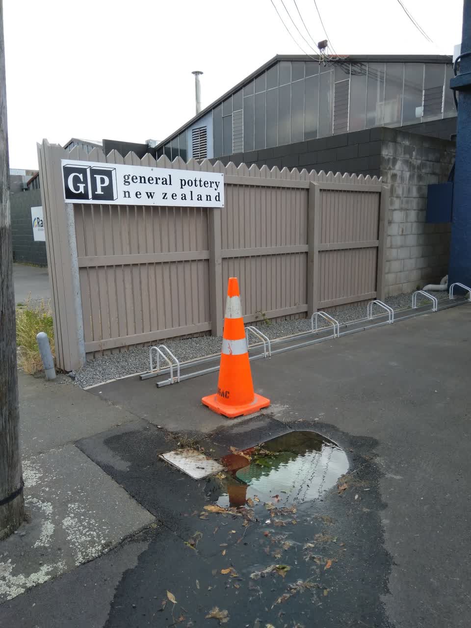 The photograph attached to this water leak report