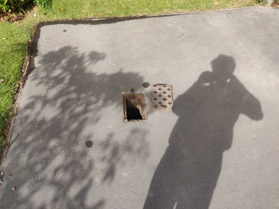 The photograph attached to this water leak report