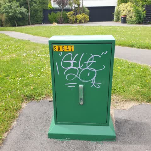 Graffiti, a report photo