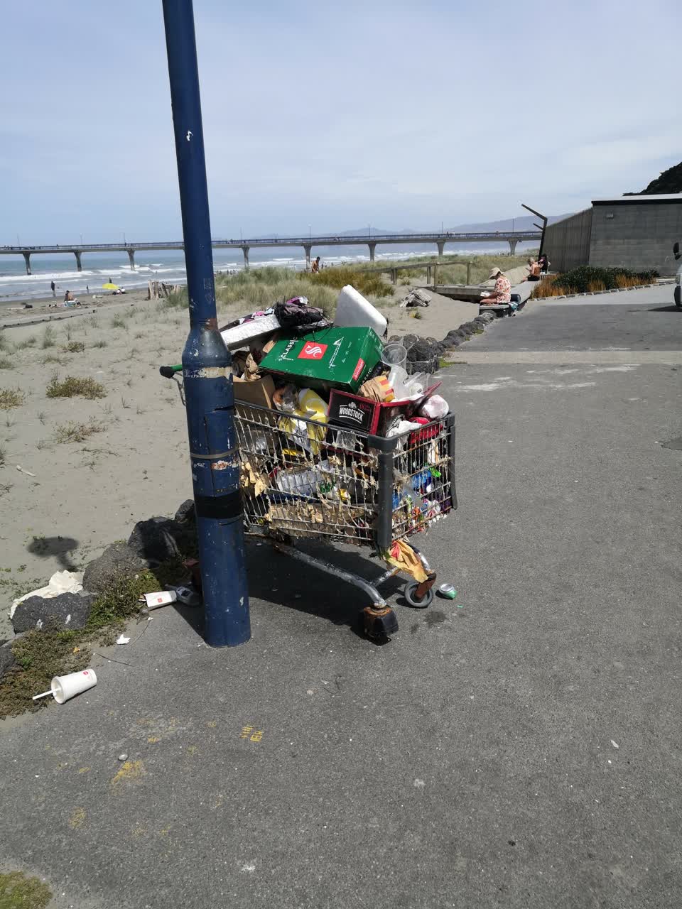 The photograph attached to this rubbish/recycling report